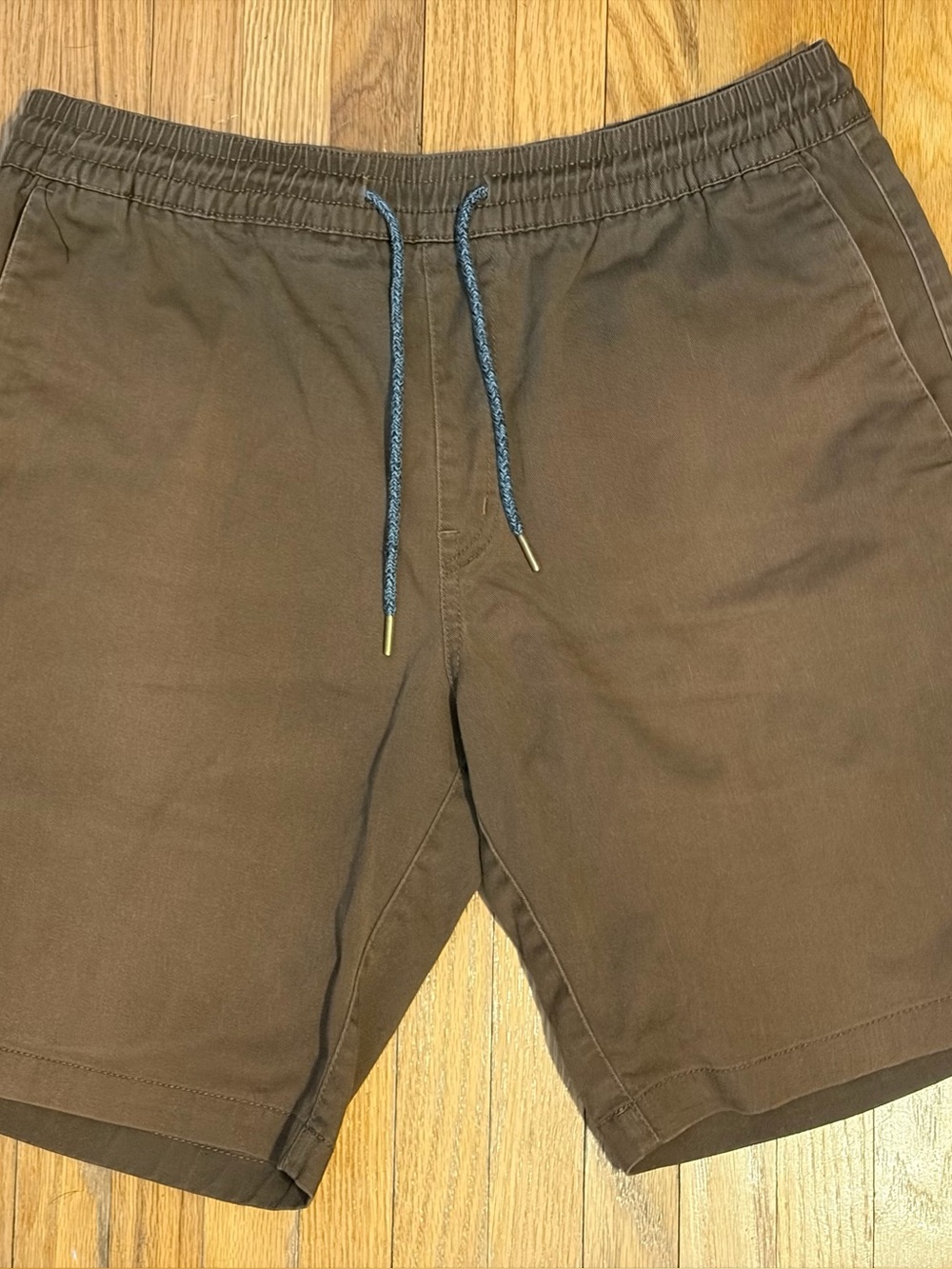 Volcom Men's Frickin’ Flat Front Elastic-Waist Shorts - Brown